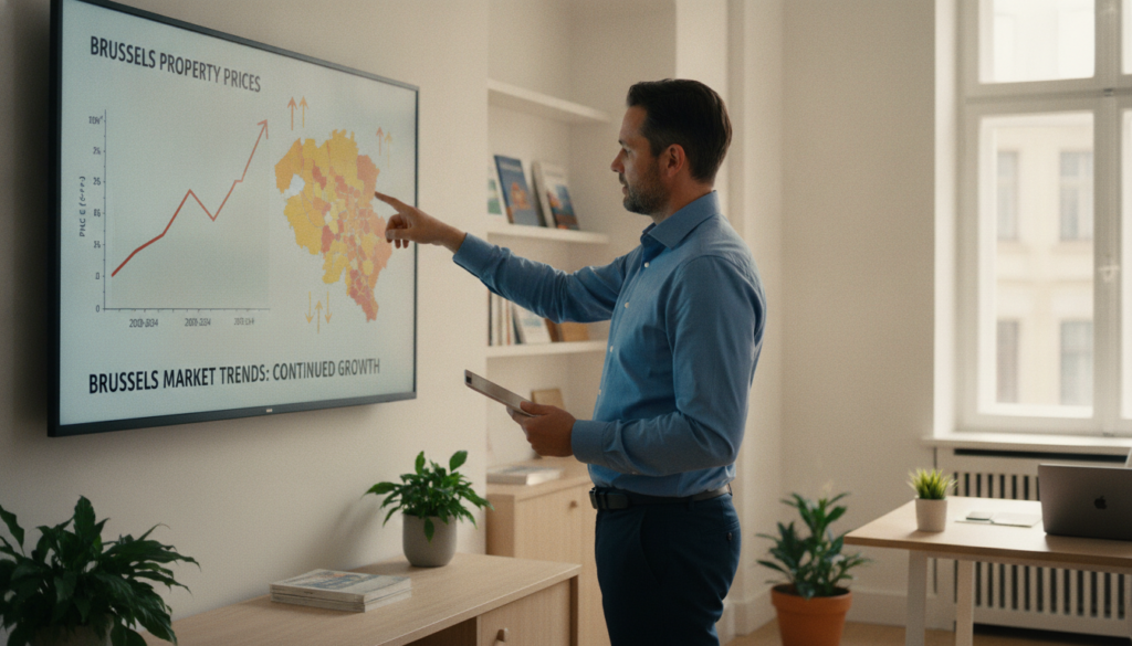 Évolution des prix immobiliers à Bruxelles analysée par un expert